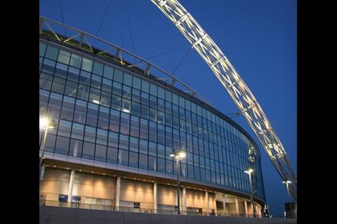 Later than they thought … Wembley stadium was delayed by two years